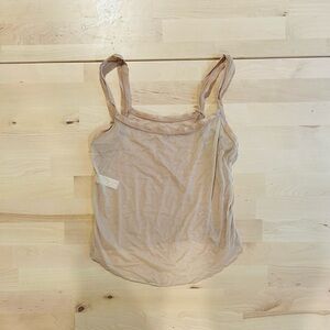 Vintage Donna Karan Intimates Sheer Mesh Cami Tank Top - Nude/Tan - Size S